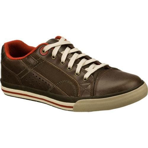 Men's Skechers Relaxed Fit Diamondback Tevor Chocolate Skechers Sneakers