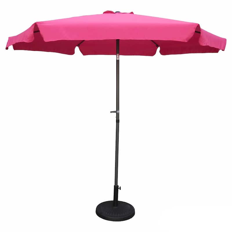 St. Kitts 9-foot Aluminum Patio Umbrella with Crank (Base not included) - Bery Berry