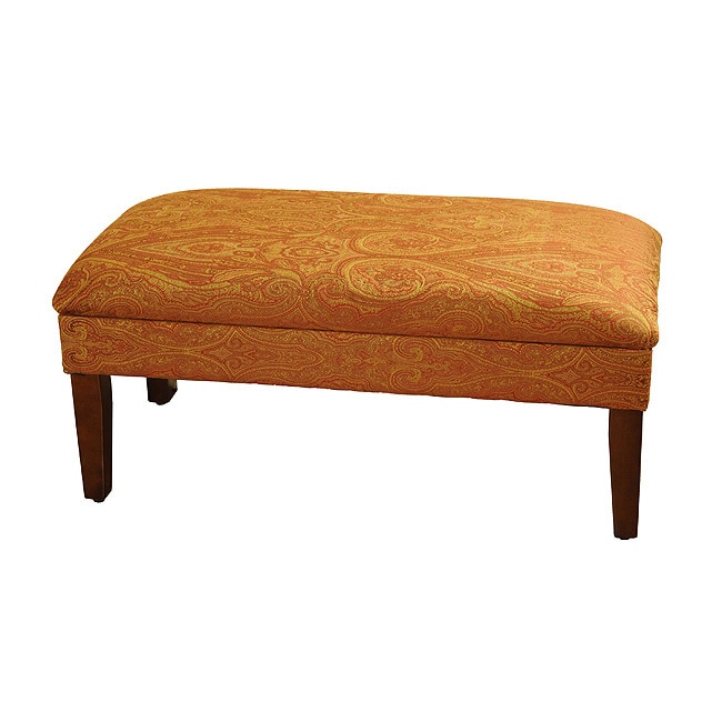 Golden Honey Blonde Storage Bench