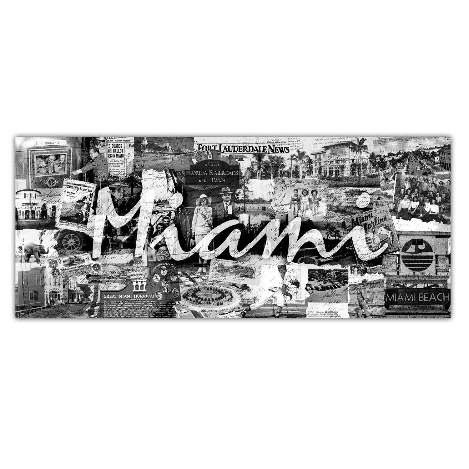 Alex Bueno Vintage Miami Canvas Wall Art