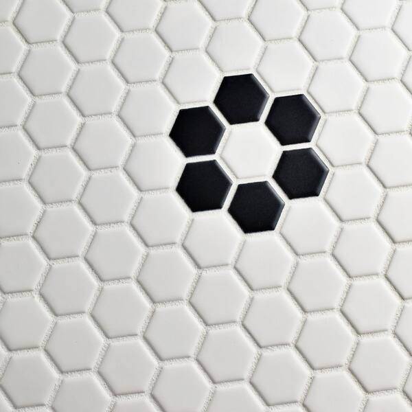 Somertile 10 25x11 75 Inch Victorian Hex White With