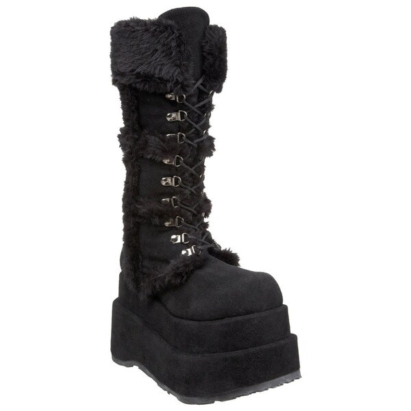 wide calf goth boots