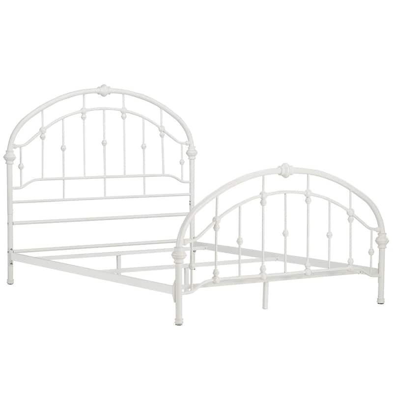 Lacey Round Curved Double Top Arches Victorian Iron Bed by iNSPIRE Q Classic