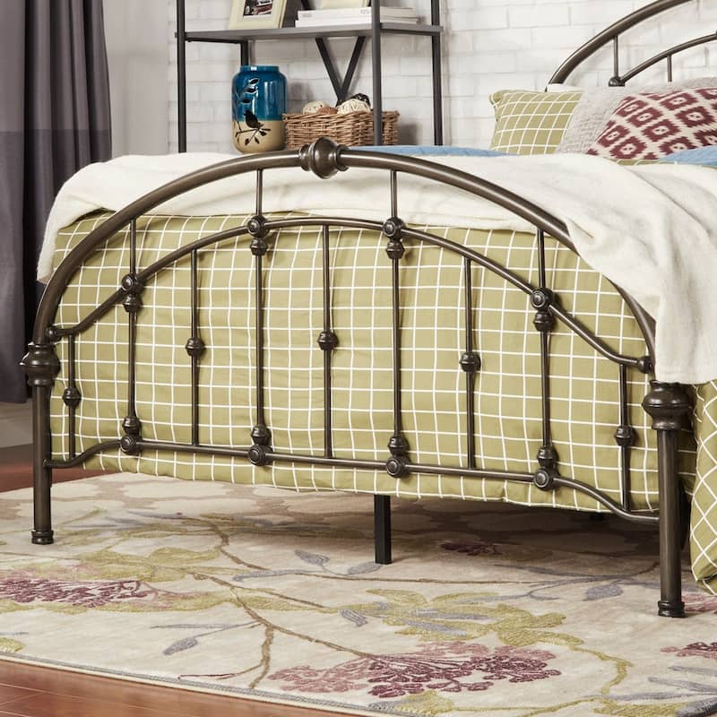 Lacey Round Curved Double Top Arches Victorian Iron Bed by iNSPIRE Q Classic