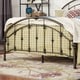 preview thumbnail 6 of 34, Lacey Round Curved Double Top Arches Victorian Iron Bed by iNSPIRE Q Classic