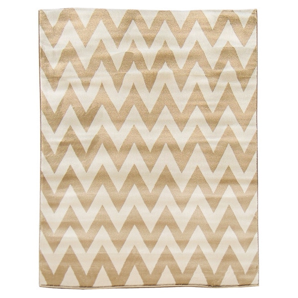 Sculpture 260 Champagne Area Rug (5' x 7') DonnieAnn 5x8   6x9 Rugs