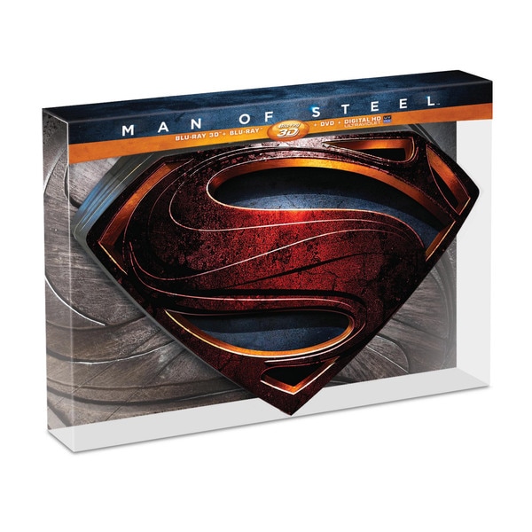 Man of Steel 3D (Blu ray/DVD) DC Comics Action & Adventure