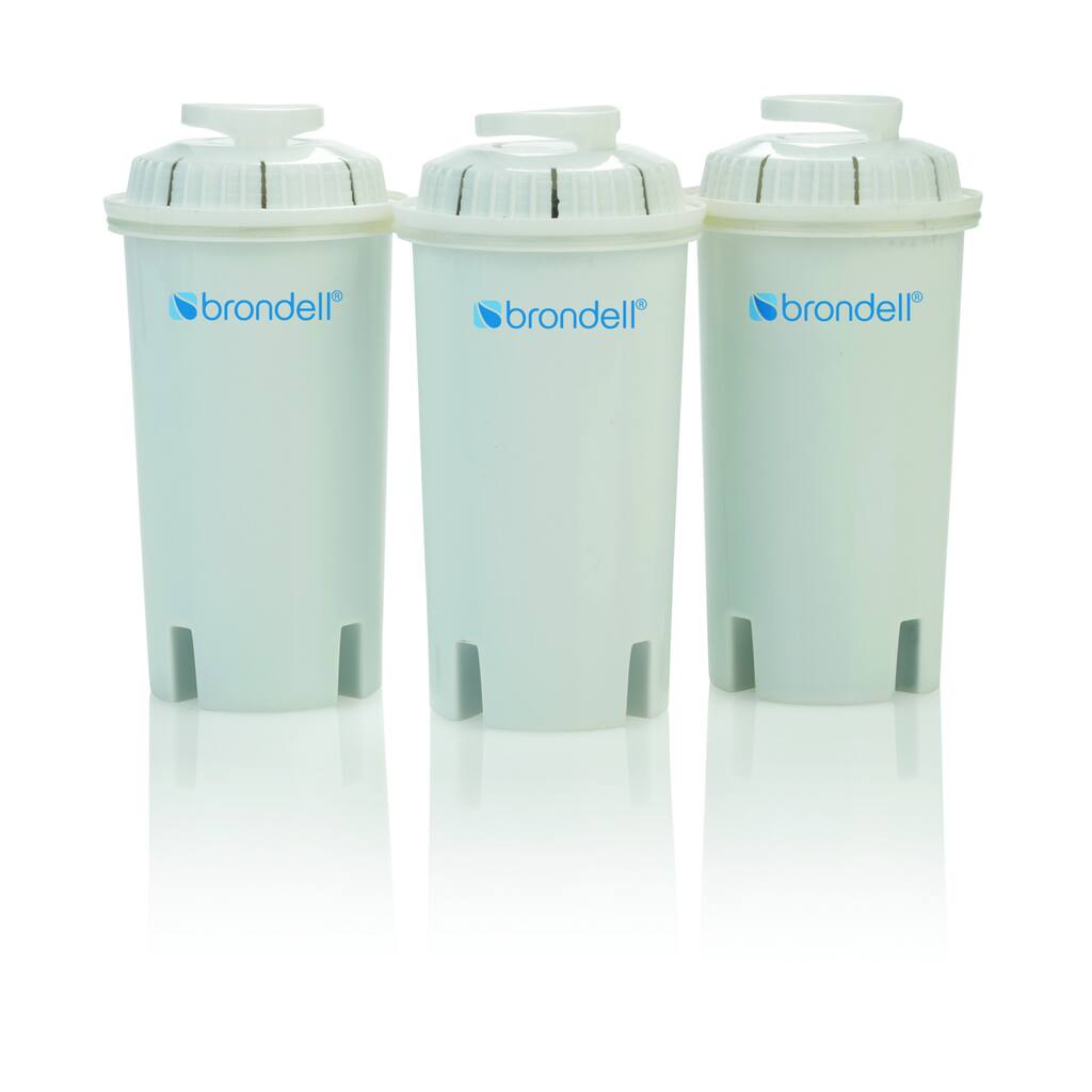 Brondell H2O+ Water Pitcher Filter Cartridges (Pack of 3)