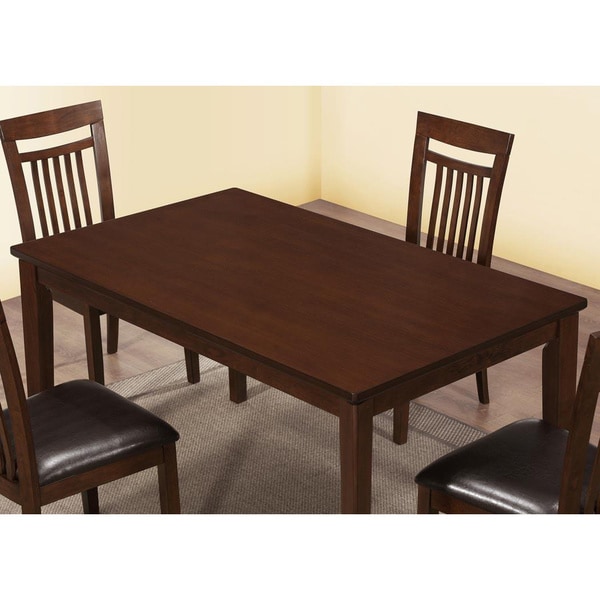 Antique Oak Veneer Rectangular Dining Table Free Shipping Today