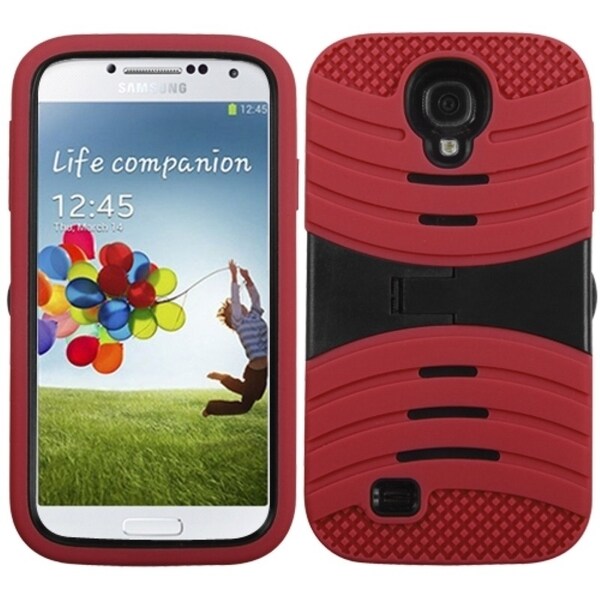 BasAcc Black/ Red Wave Case for Samsung Galaxy S4 BasAcc Cases & Holders