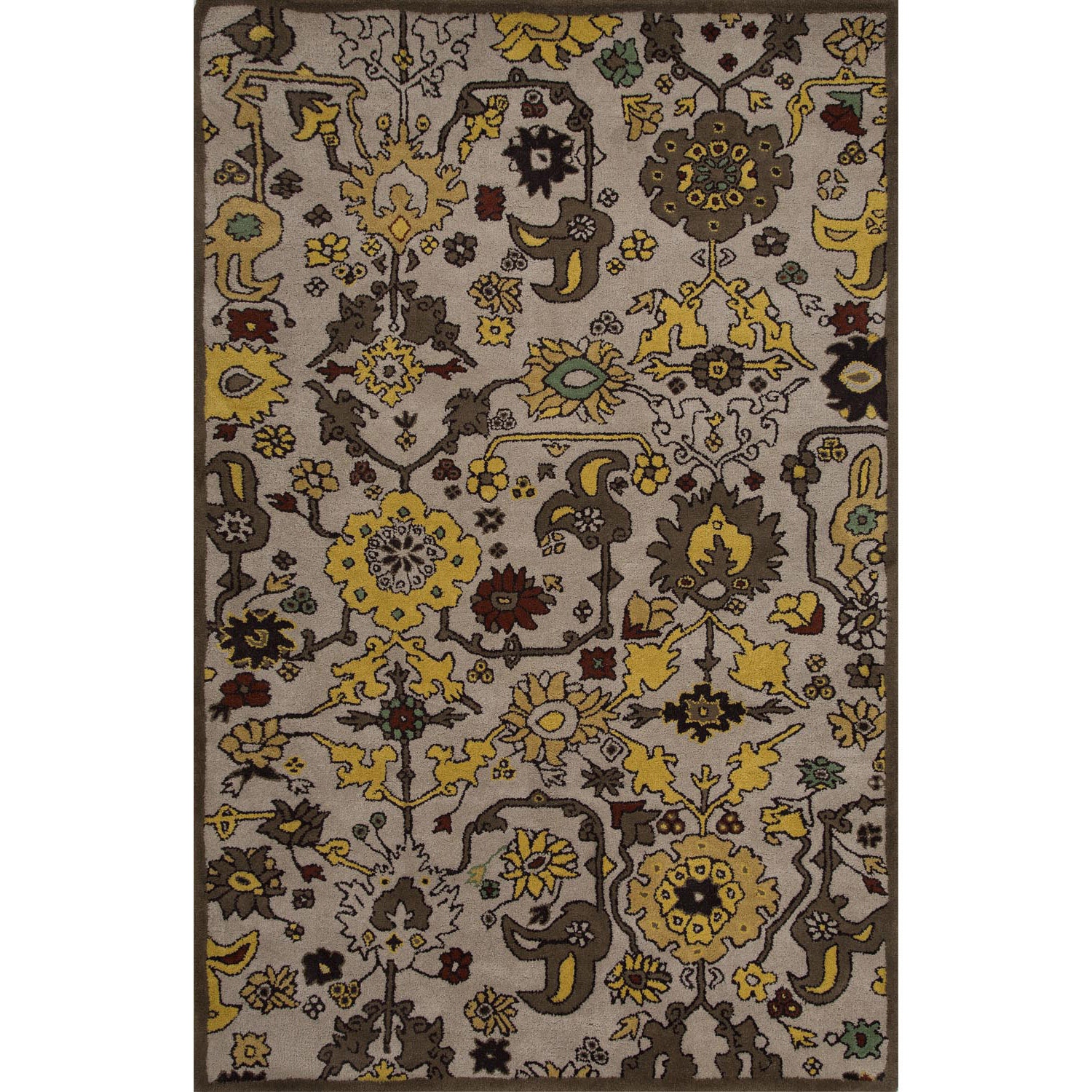 Hand tufted Linen Wool Rug (5 X 8)