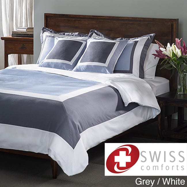 Swiss Comforts Cotton 5-piece Duvet Cover Set