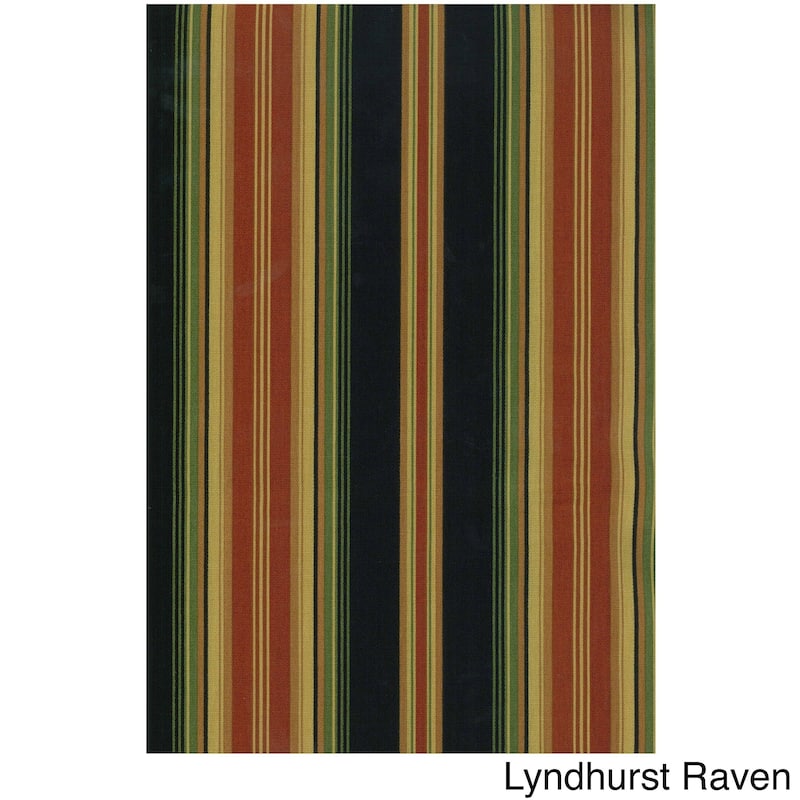 Blazing Needles 16-inch Indoor/Outdoor Chair Cushion (Set of 4) - 16" x 16" - Lyndhurst Raven