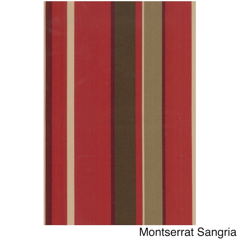Blazing Needles 16-inch Indoor/Outdoor Chair Cushion (Set of 4) - 16" x 16" - Monserrat Sangria