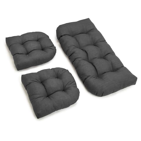 Bench Outdoor Cushions Pillows Online At Our Best Blazing Needles All Weather Bench Cushion Set Of 3