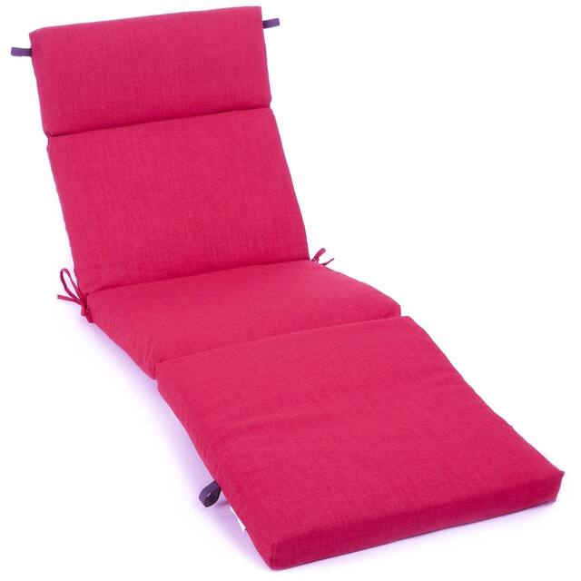 Blazing Needles 72-inch All-Weather Chaise Lounge Cushion
