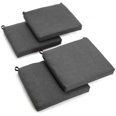 Blazing Needles 20-inch Indoor/Outdoor Chair Cushion (Set of 4)