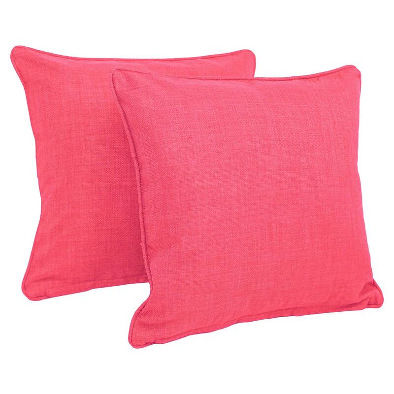 Blazing Needles 17-inch All-Weather Throw Pillow (Set of 2)