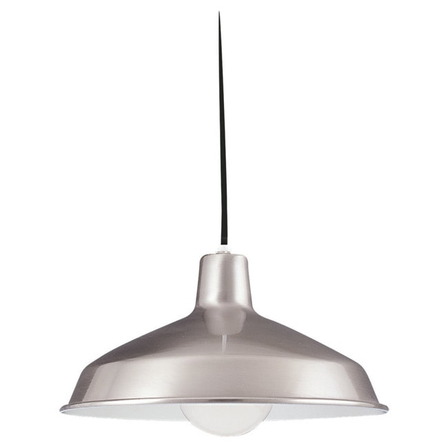 Pendant Single light Brushed Stainless Finish