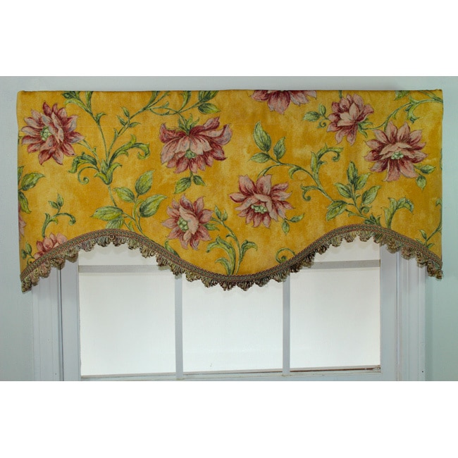 Morning Bliss Gold Cornice Valance