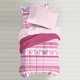 preview thumbnail 5 of 5, Dream Factory Butterfly Dots Pink 7-piece Bed in a Bag with Sheet Set