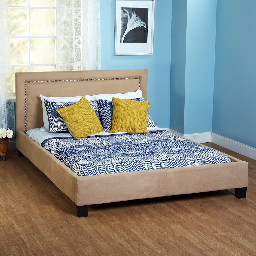Simple Living Microfiber Queen-size Bed
