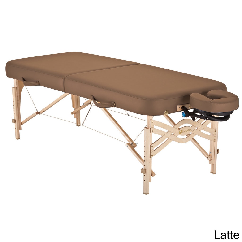 Earthlite Spirit Half Reiki / Half Standard Panel 32 inch Portable Massage Table Package With Flex rest