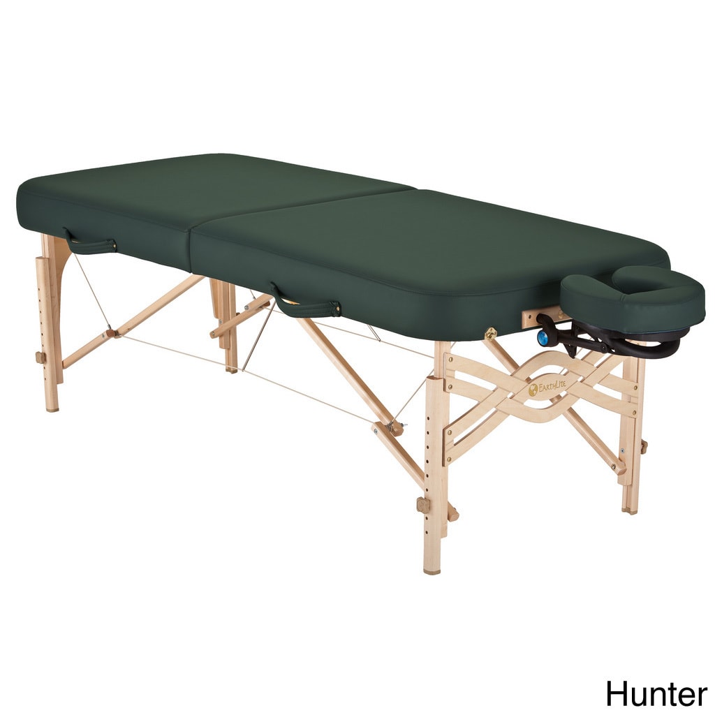 Earthlite Spirit Half Reiki / Half Standard Panel 32 inch Portable Massage Table Package With Flex rest