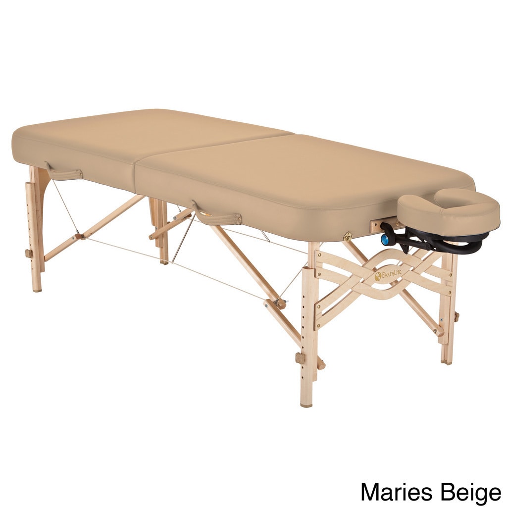 Earthlite Spirit Half Reiki / Half Standard Panel 32 inch Portable Massage Table Package With Flex rest