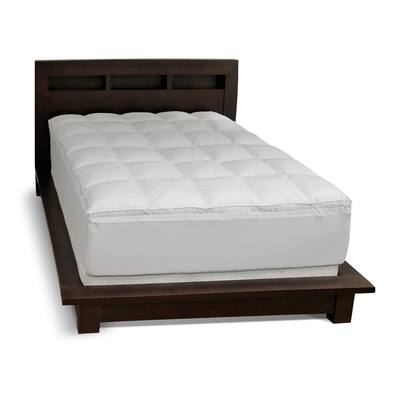 Select Luxury Ultimate Comfort 4-inch Gel Memory Foam Medium Firm Topper Pad with Cover