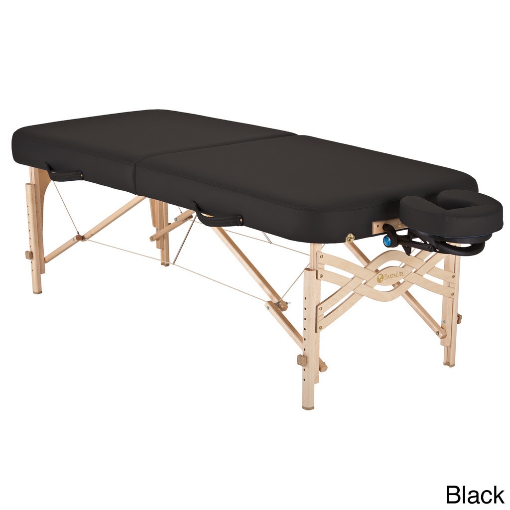 Earthlite Spirit Half Reiki / Half Standard Panel 30 inch Portable Massage Table Package With Flex rest