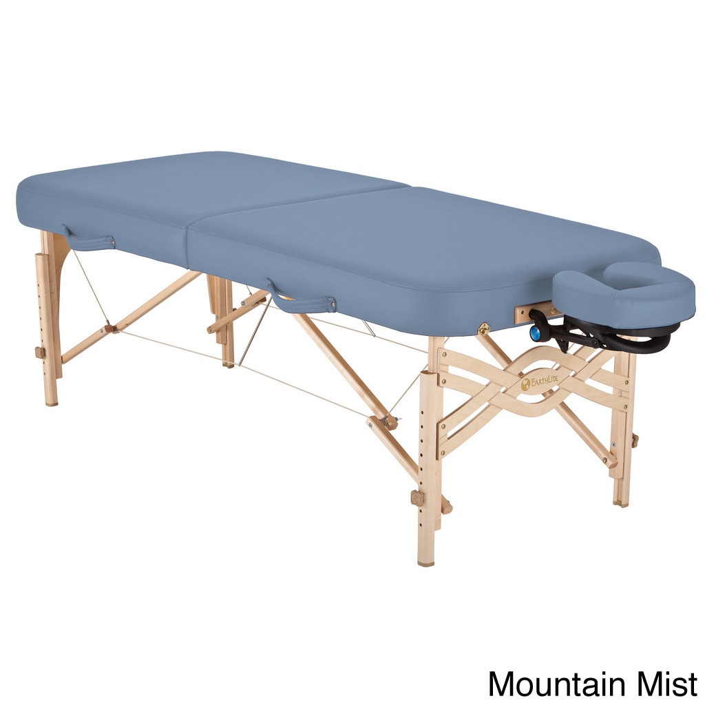 Earthlite Spirit Half Reiki / Half Standard Panel 30 inch Portable Massage Table Package With Flex rest