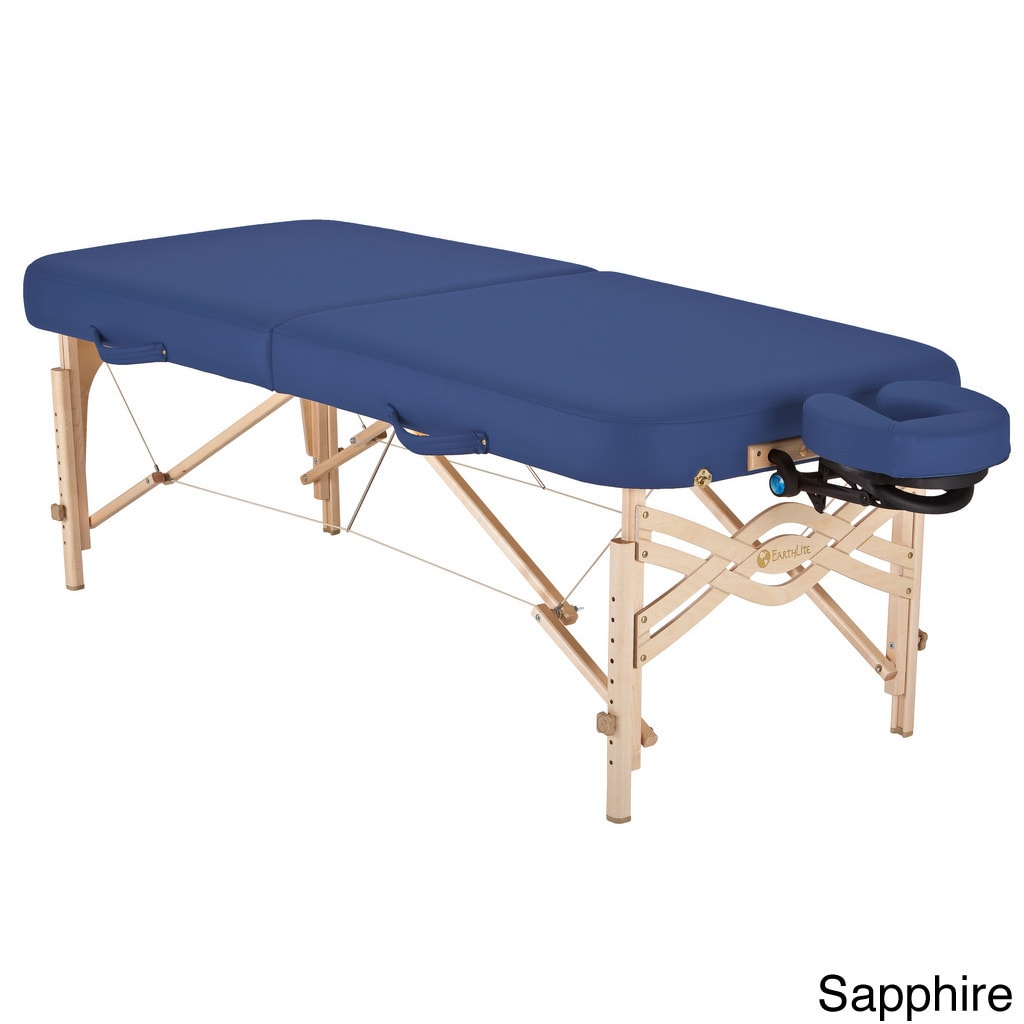 Earthlite Spirit Half Reiki / Half Standard Panel 30 inch Portable Massage Table Package With Flex rest