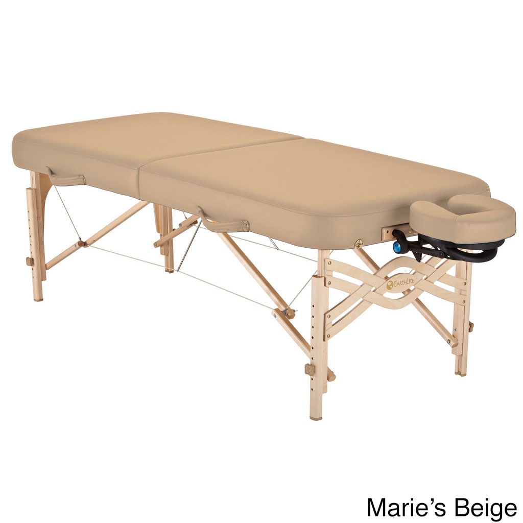 Earthlite Spirit Half Reiki / Half Standard Panel 28 inch Portable Massage Table Package With Flex rest