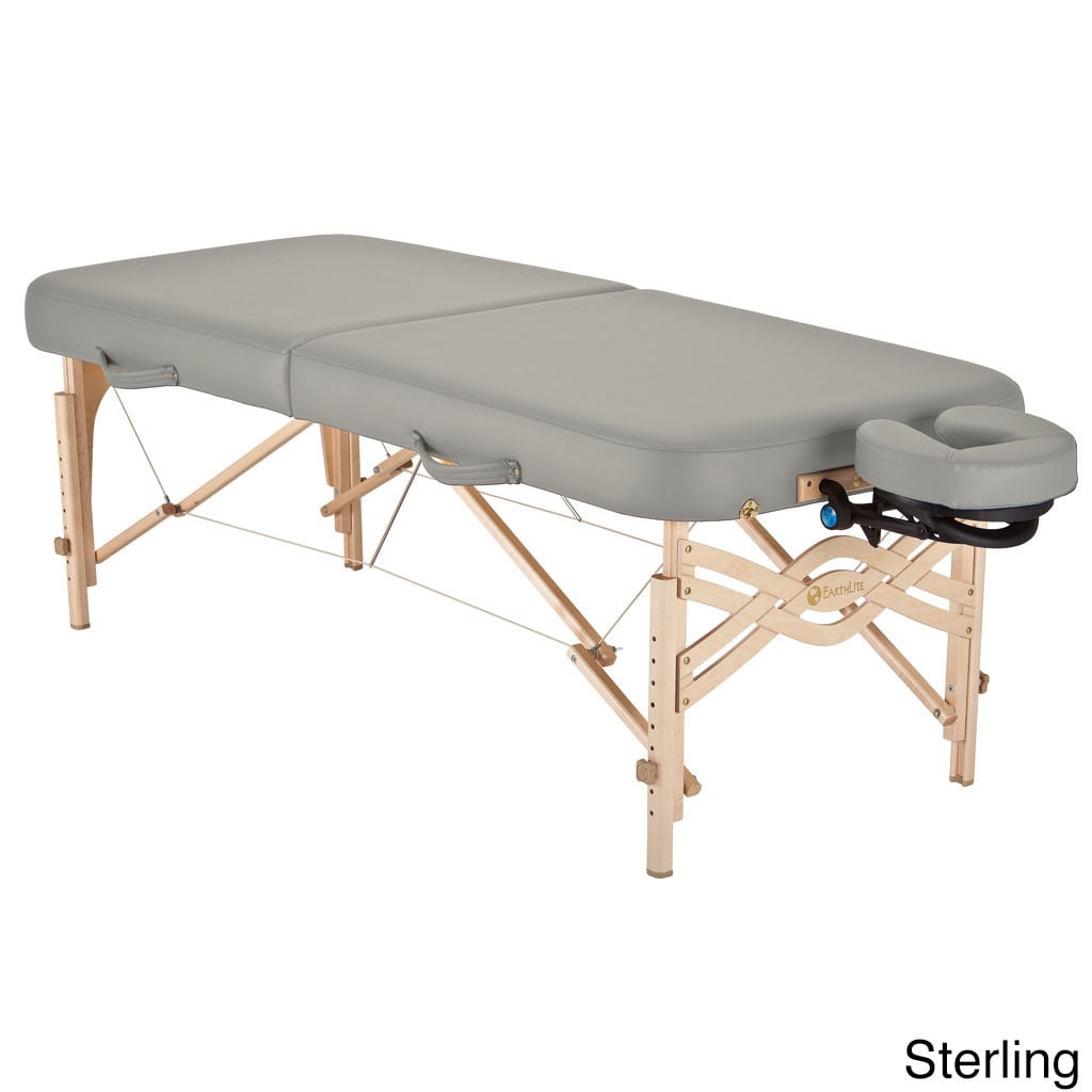 Earthlite Spirit Half Reiki / Half Standard Panel 28 inch Portable Massage Table Package With Flex rest