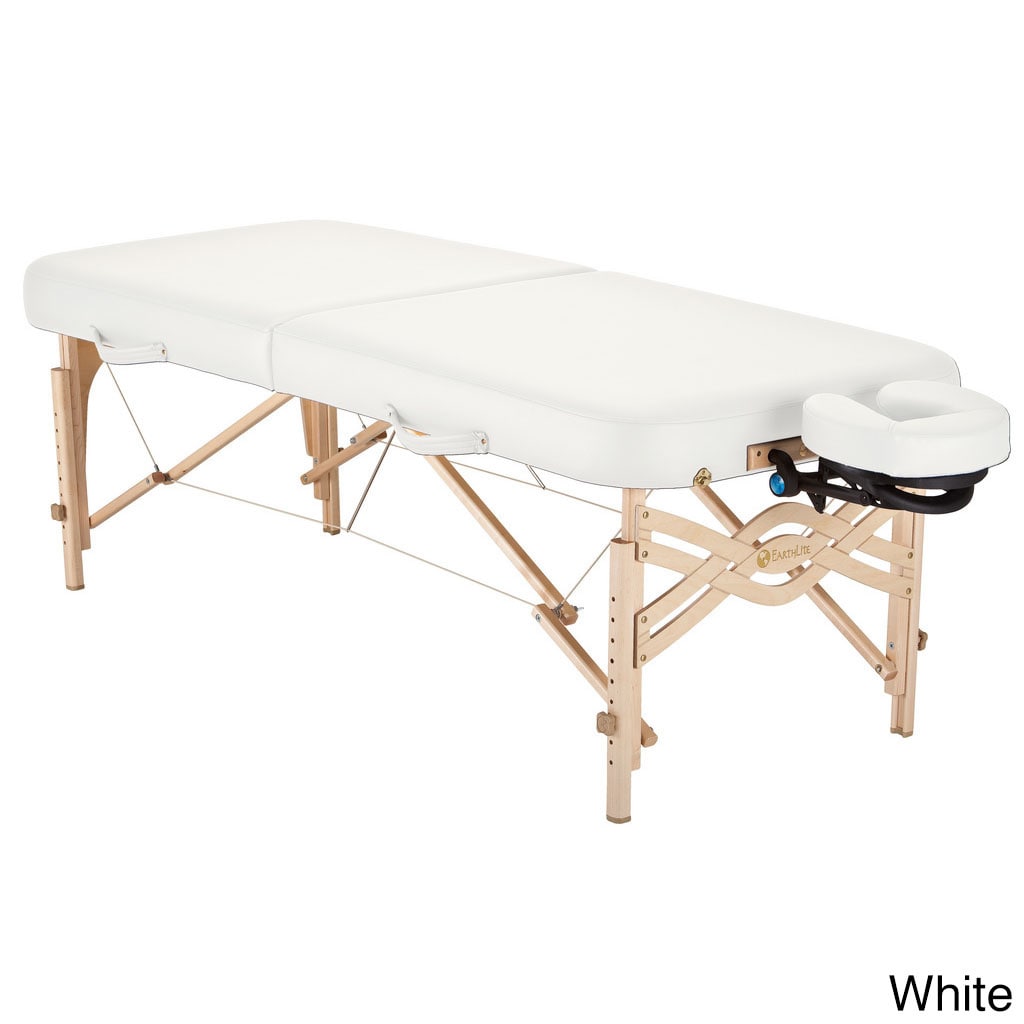 Earthlite Spirit Half Reiki / Half Standard Panel 28 inch Portable Massage Table Package With Flex rest