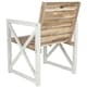 preview thumbnail 4 of 3, SAFAVIEH Irina White Frame/ Oak Seat Arm Chairs (Set of 2)