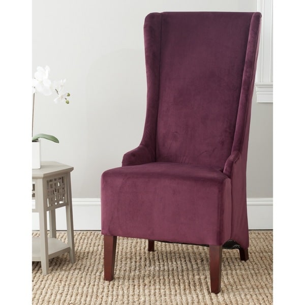 Safavieh Deco Becall Bordeaux Side Chair - 24" x 28.3" x 47"