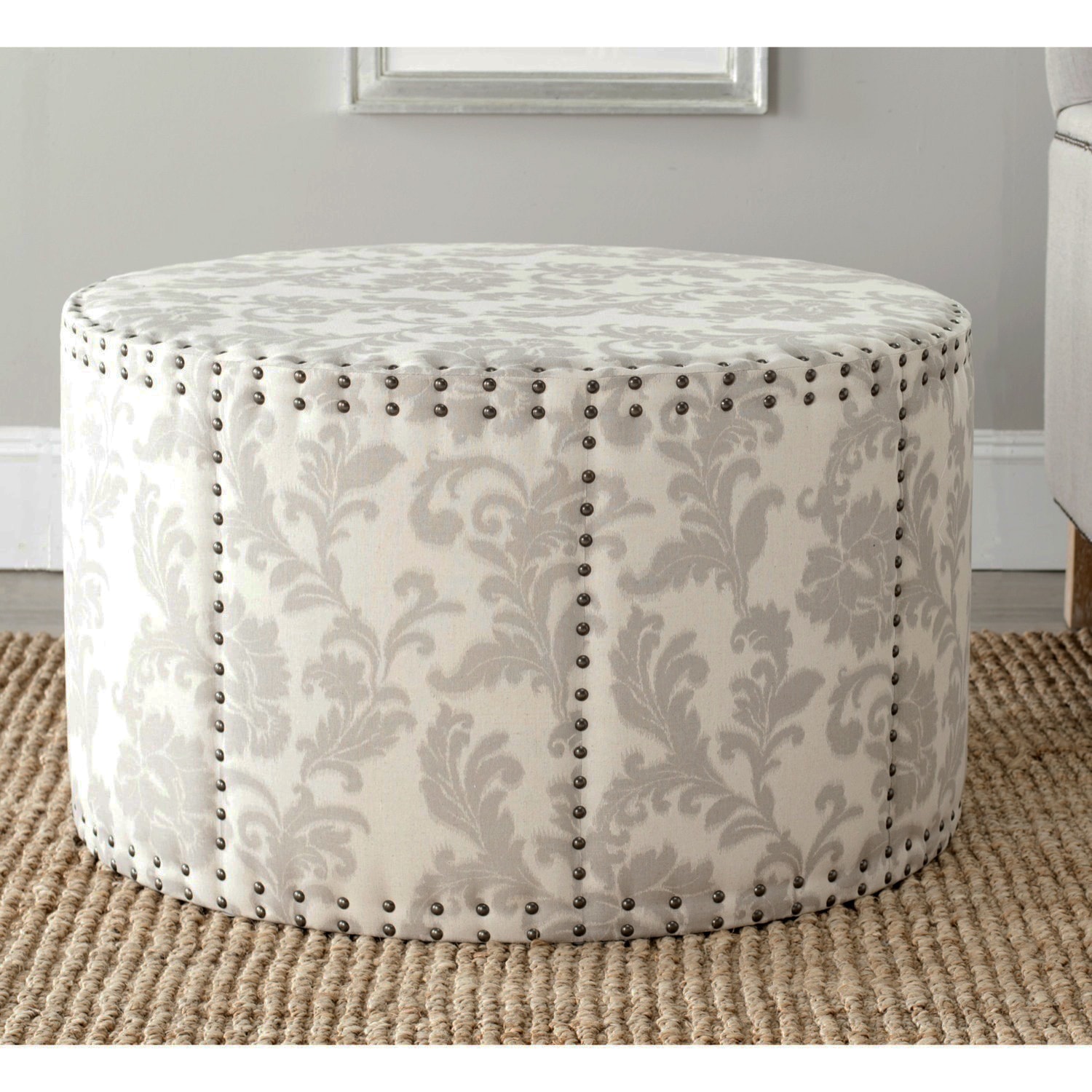 Safavieh Sherri Taupe Ottoman