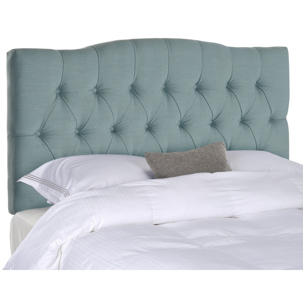 Safavieh Safavieh Axel Sky Blue Tufted Headboard (full) Blue Size Full