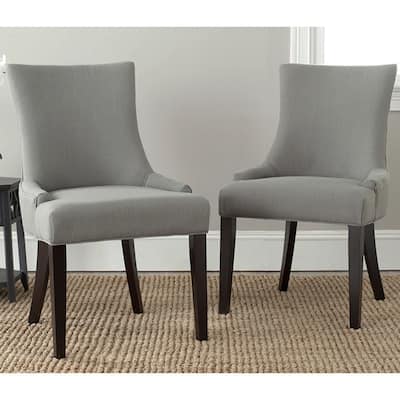 SAFAVIEH Dining Lester Granite Dining Chairs (Set of 2) - 22" W x 25" D x 36" H