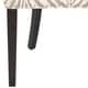 preview thumbnail 6 of 7, SAFAVIEH Dining Lester Grey Zebra Dining Chairs (Set of 2) - 22" x 24.8" x 36.4"