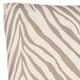 preview thumbnail 5 of 7, SAFAVIEH Dining Lester Grey Zebra Dining Chairs (Set of 2) - 22" x 24.8" x 36.4"