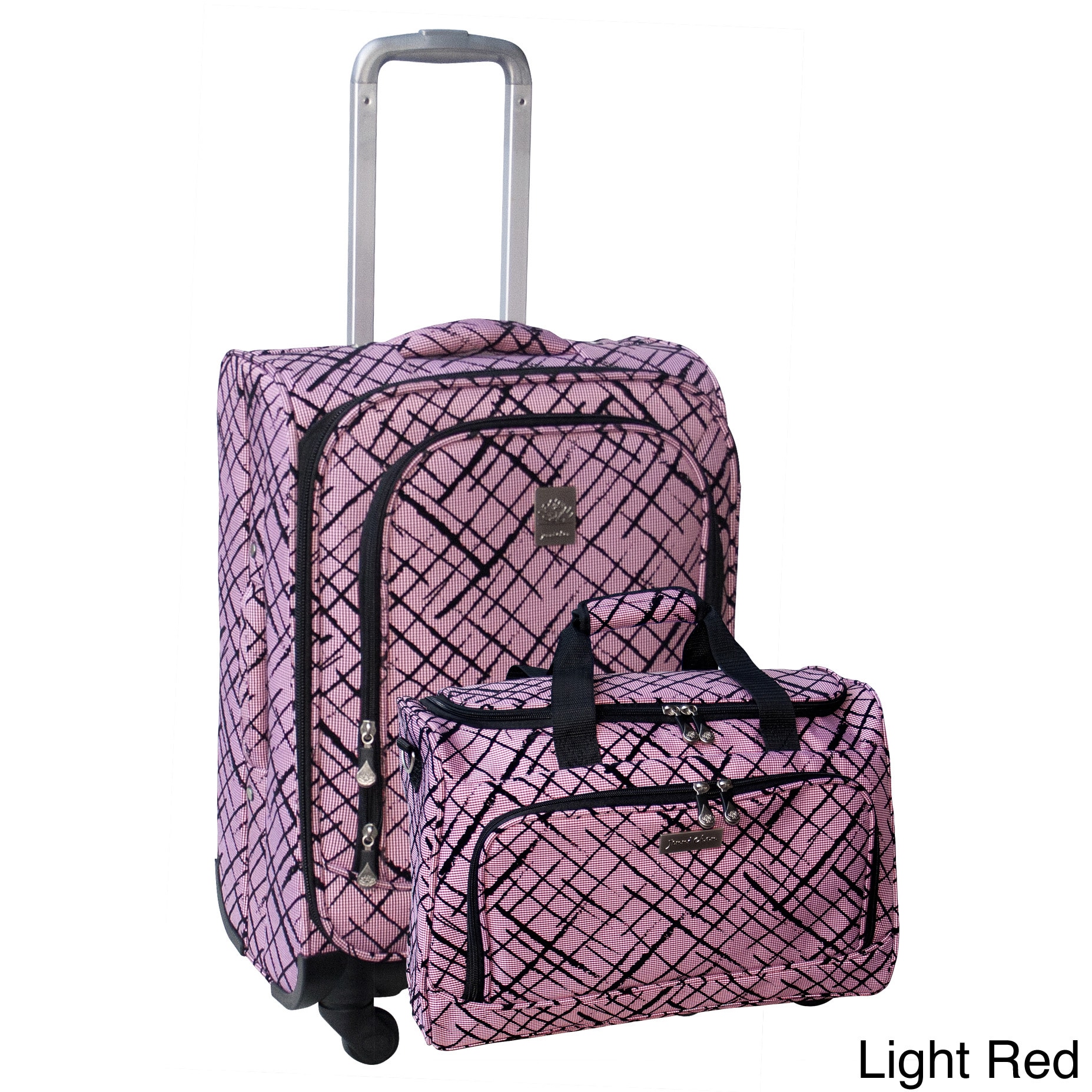 Jenni Chan Brush Strokes 2 piece Spinner Luggage Set