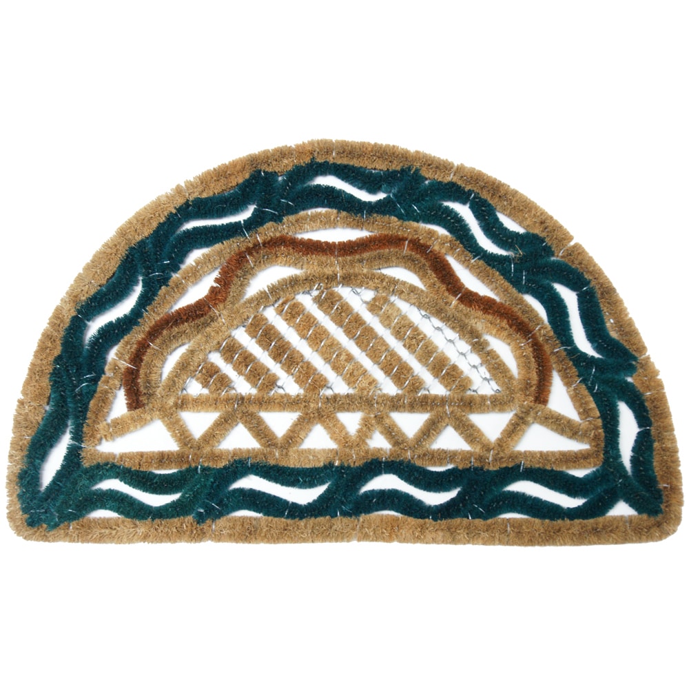 Rubber cal 18 inch X 30 inch Venetian Coir Doormat