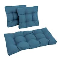 Blazing Needles Indoor/Outdoor 3-Piece Settee Cushion
