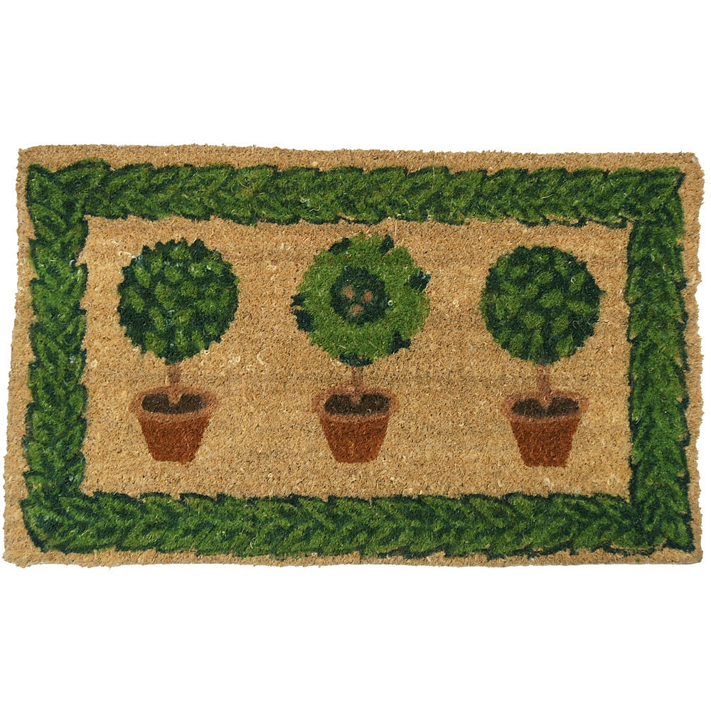 Rubber cal Grandma???s Plants Coco Welcome Door Mat (18 X 30)