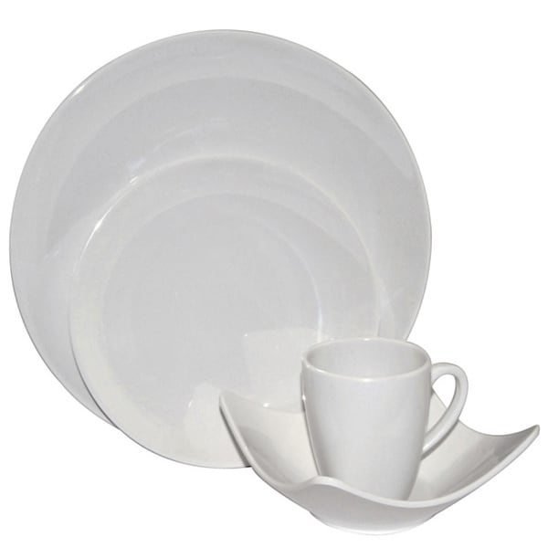 Shop White Melamine 4 Piece Dinnerware Set On Sale Free Shipping On   White Melamine 4 Piece Dinnerware Set 2df0b1a1 Dacf 411a 8787 A08937ce091b 600 