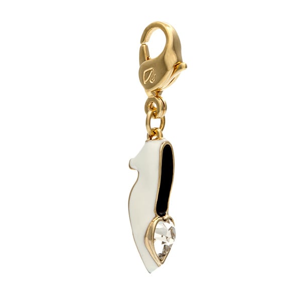 Swarovski Gold Flat Shoe Charm Swarovski More Fashion Jewelry