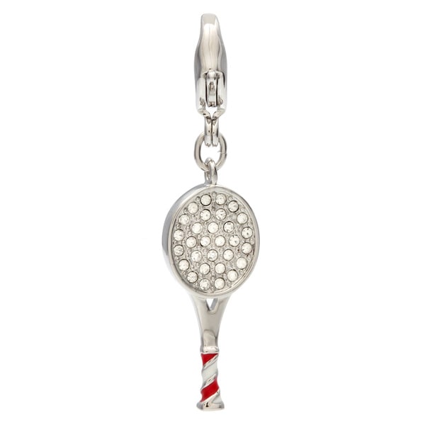 Swarovski Tennis Racket Charm Swarovski More Fashion Jewelry